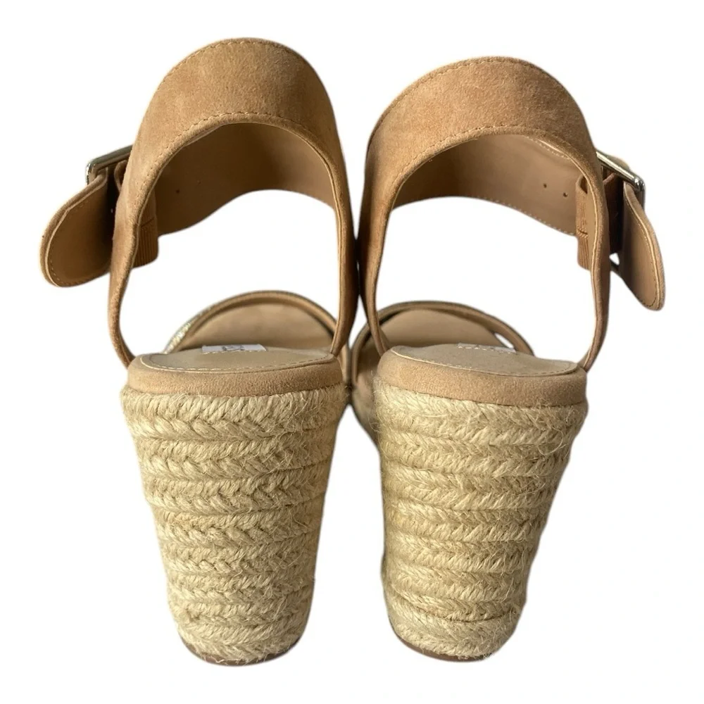 Steve Madden Maya-R Rhinestone Wedge Sandals - Picture 4 of 6